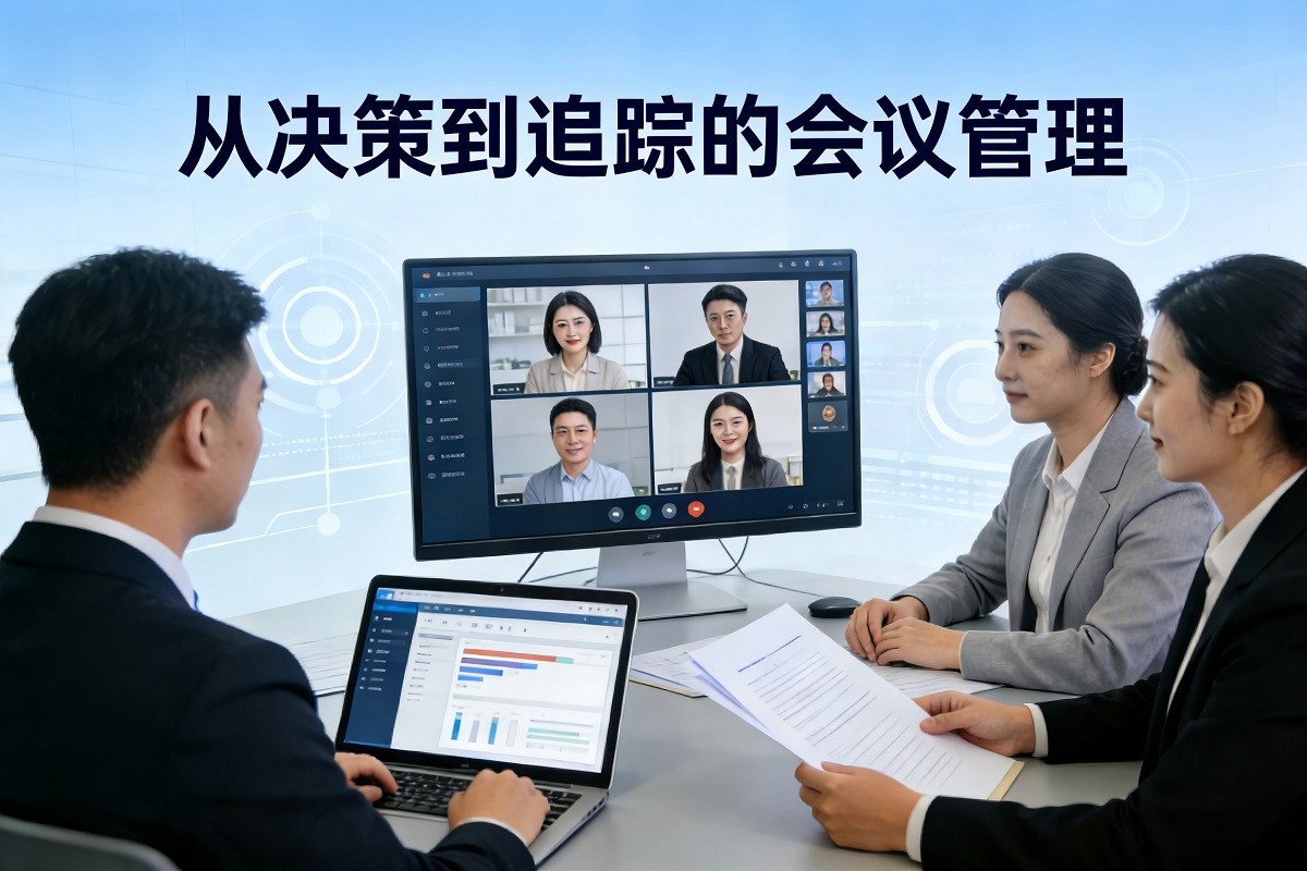 從決策到追蹤的會議管理