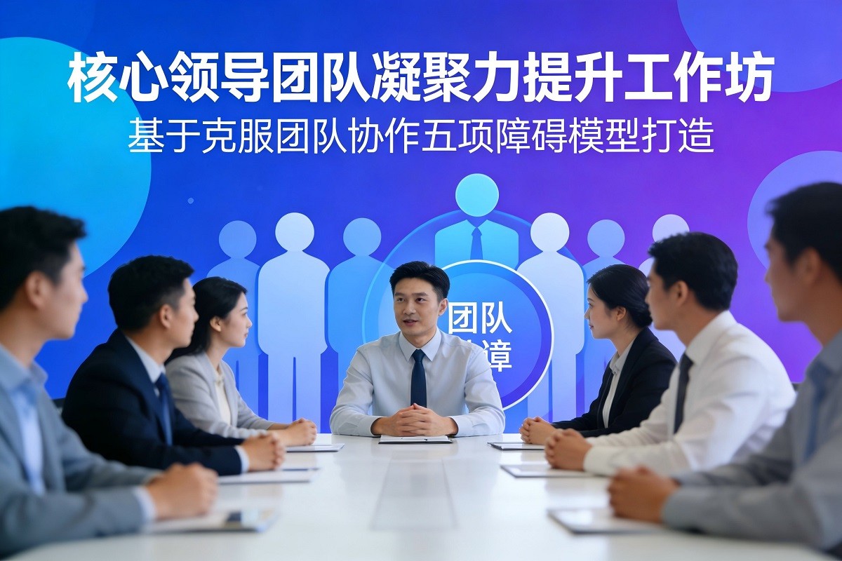 《核心領(lǐng)導(dǎo)團(tuán)隊(duì)凝聚力提升工作坊》——基于“克服團(tuán)隊(duì)協(xié)作五項(xiàng)障礙模型”打造