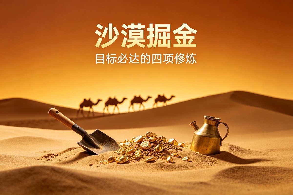 沙漠掘金—目標(biāo)必達(dá)的四項(xiàng)修煉