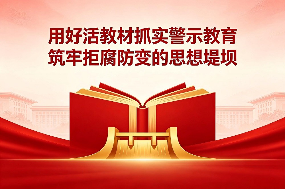 用好活教材抓實(shí)警示教育，筑牢拒腐防變的思想堤壩