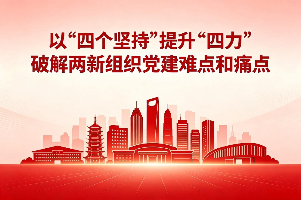 以“四個(gè)堅(jiān)持”提升“四力”，破解兩新組織黨建難點(diǎn)和痛點(diǎn)