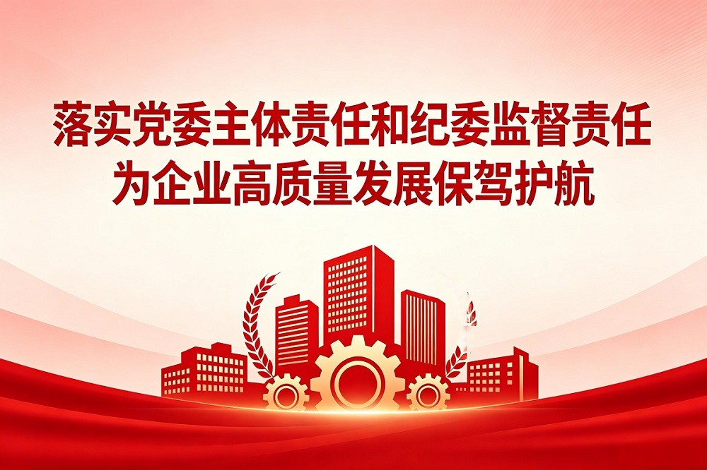 落實黨委主體責(zé)任和紀委監(jiān)督責(zé)任，為企業(yè)高質(zhì)量發(fā)展保駕護航