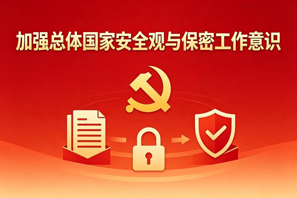 加強(qiáng)總體國家安全觀與保密工作意識