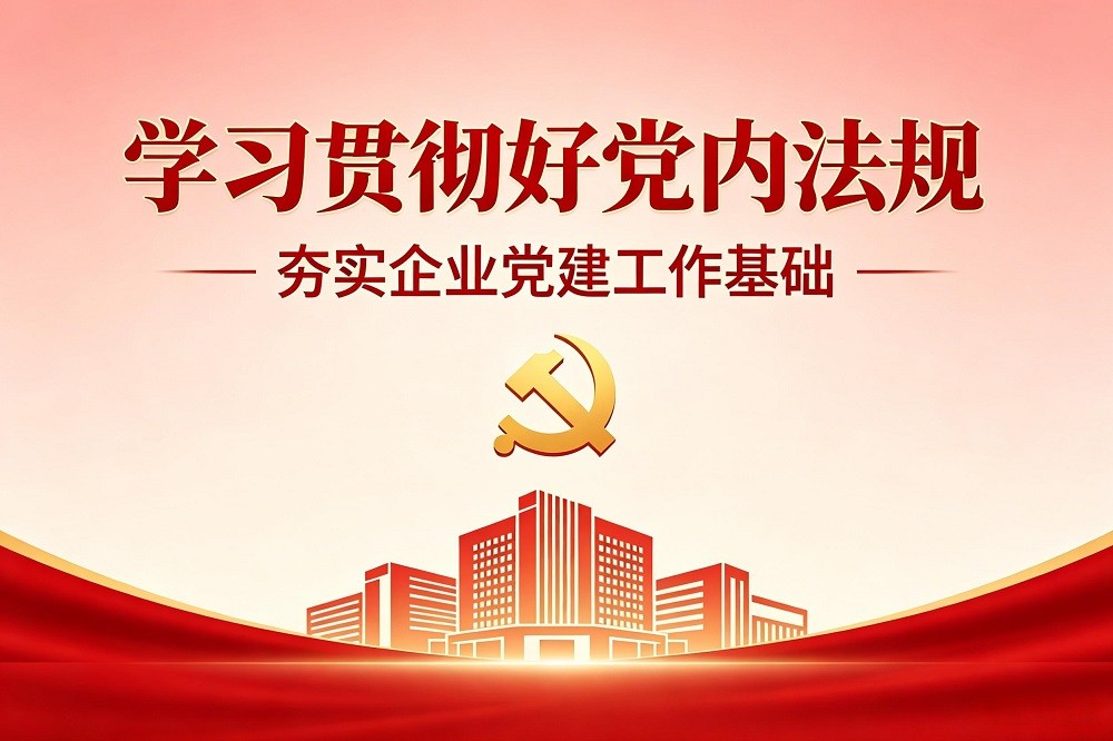 學(xué)習(xí)貫徹好黨內(nèi)法規(guī)夯實(shí)企業(yè)黨建工作基礎(chǔ)