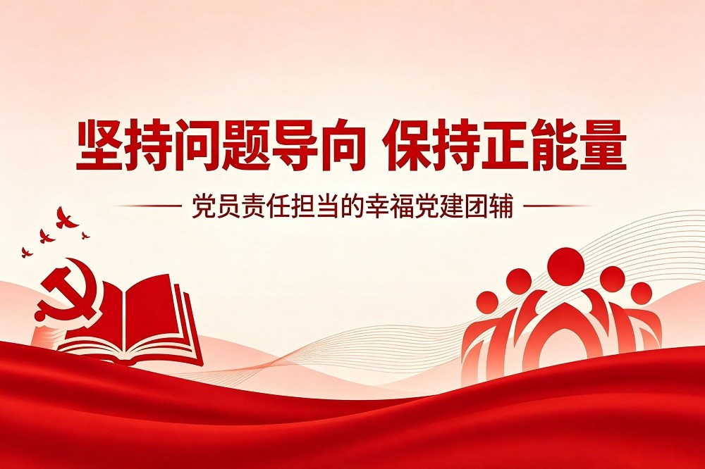 堅(jiān)持問題導(dǎo)向，保持正能量—黨員責(zé)任擔(dān)當(dāng)?shù)男腋｜h建團(tuán)輔