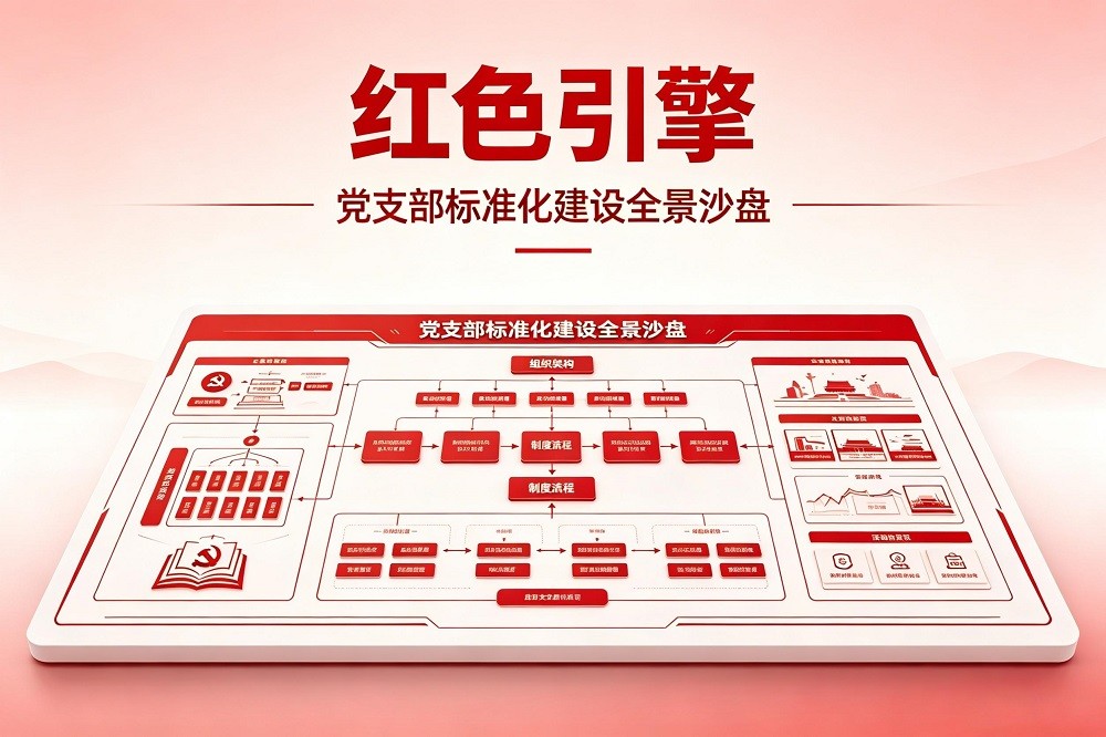 《紅色引擎》黨支部標(biāo)準(zhǔn)化建設(shè)全景沙盤