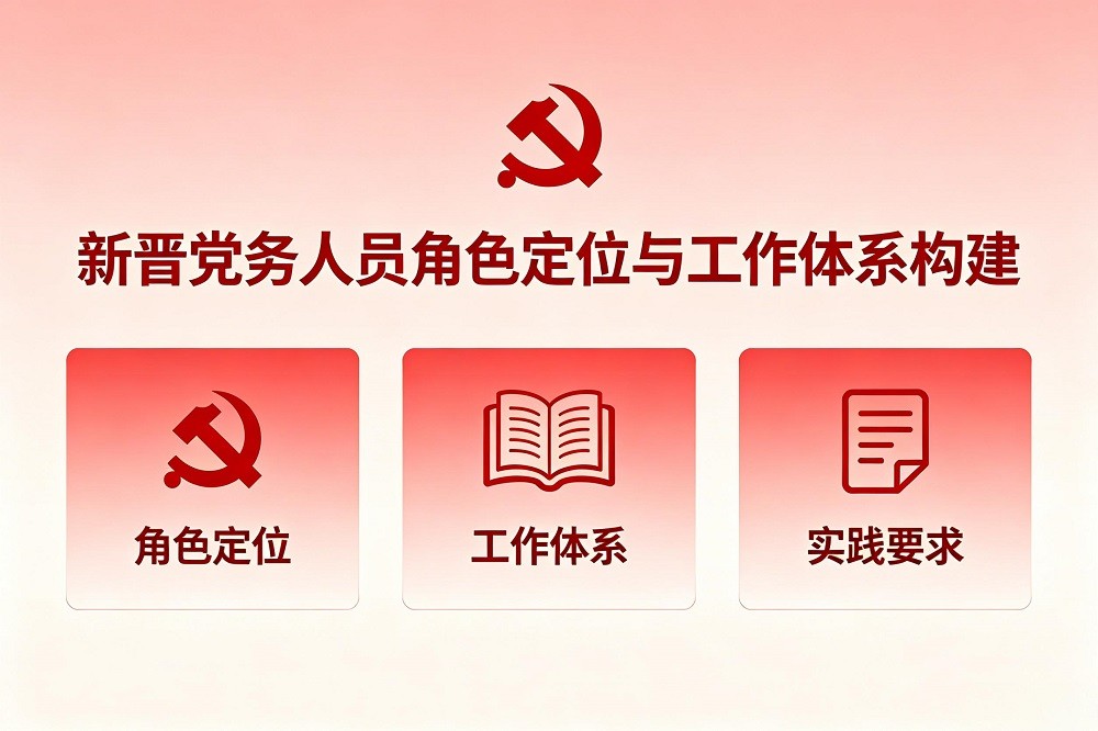 新晉黨務(wù)人員角色定位與工作體系構(gòu)建